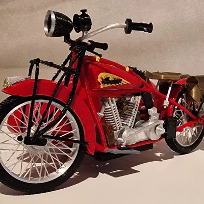 Mô hình Indian Scout 1:10 600cc 1928 có thùng xe