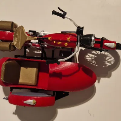 Mô hình Indian Scout 1:10 600cc 1928 có thùng xe