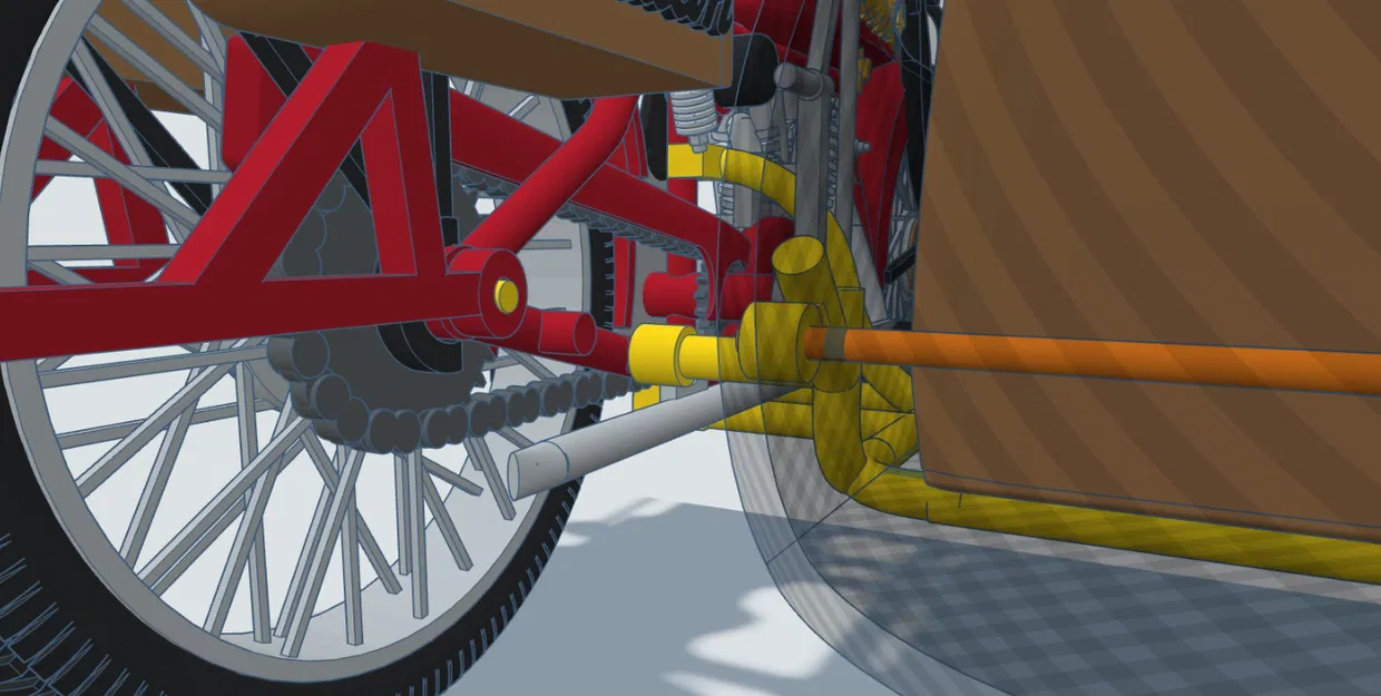 Mô hình Indian Scout 1:10 600cc 1928 có thùng xe - Image 20