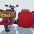 Mô hình Indian Scout 1:10 600cc 1928 có thùng xe - Thumbnail 21