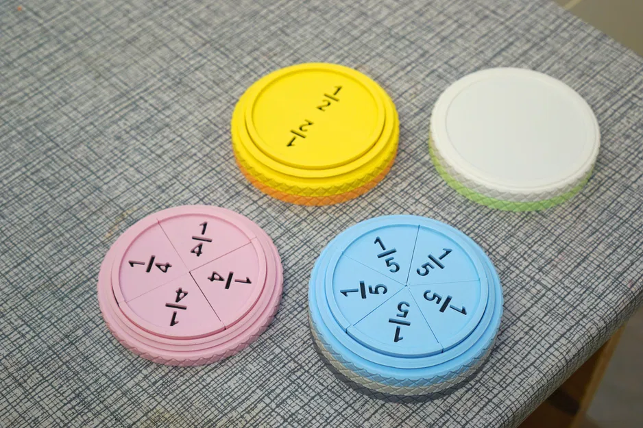 Fraction Slices and Box - Mô hình Phân số và Hộp - Image 2