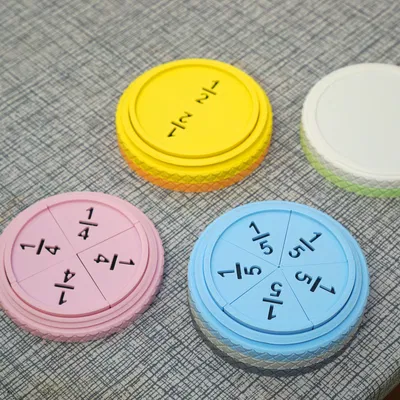 Fraction Slices and Box - Mô hình Phân số và Hộp