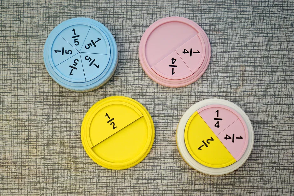 Fraction Slices and Box - Mô hình Phân số và Hộp - Image 5