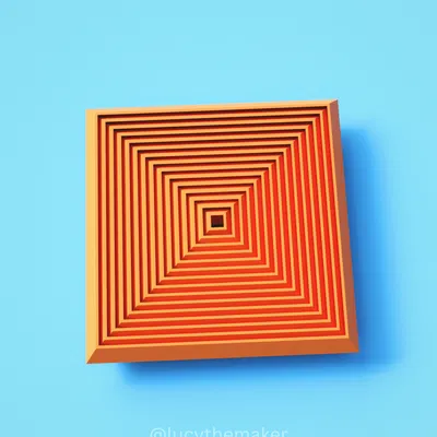 Đồ chơi Fidget Hình Vuông Gây Ảo Giác