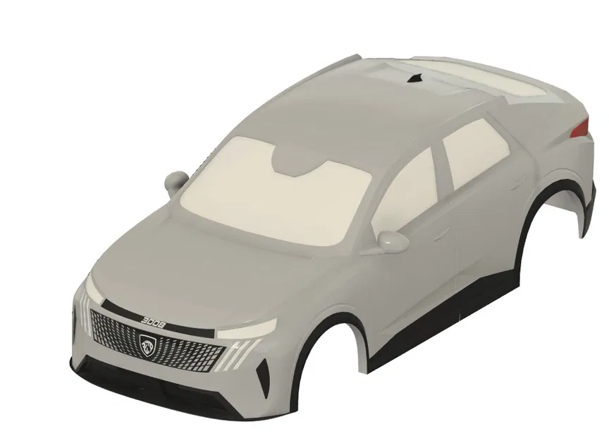 Thân xe Peugeot RC E 3008 Tỷ lệ 1:24 - Image 1
