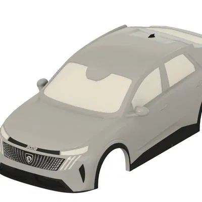 Thân xe Peugeot RC E 3008 Tỷ lệ 1:24