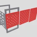 Giá đỡ 3D - Thanh đỡ cho Giá đỡ Skadis in 3D - Thumbnail 1
