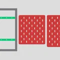 Giá đỡ 3D - Thanh đỡ cho Giá đỡ Skadis in 3D - Thumbnail 3