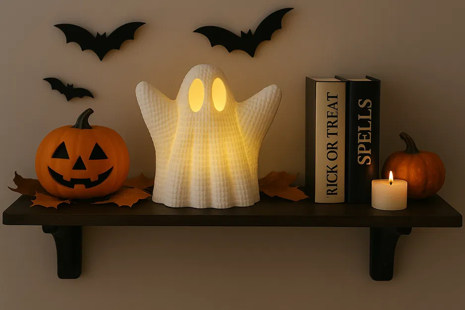 Con Ma Phong Cách Đan - Giá Đỡ Đèn Trà LED - Image 1