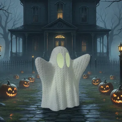 Con Ma Phong Cách Đan - Giá Đỡ Đèn Trà LED