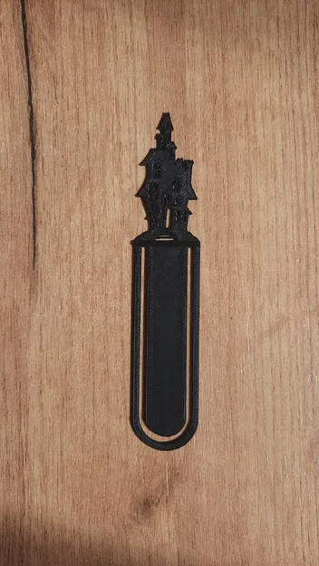 Bookmark Nhà Ma - Con Dấu Sách Phong Cách Gothic In 3D - Image 2