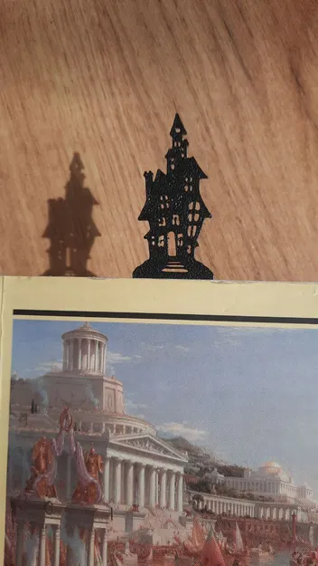 Bookmark Nhà Ma - Con Dấu Sách Phong Cách Gothic In 3D - Image 3