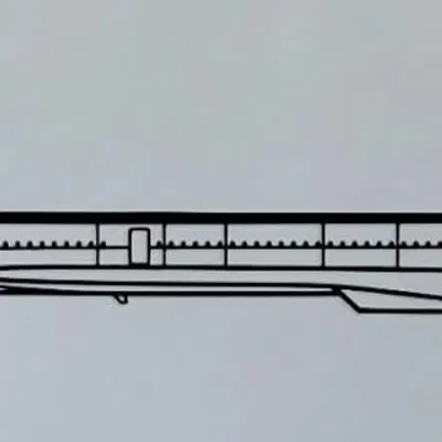 Mô Hình Trang Trí Tường BAC Concorde