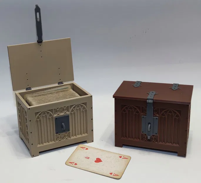 Rương kiểu Trung Cổ - Hộp đựng bài Tây - Image 2