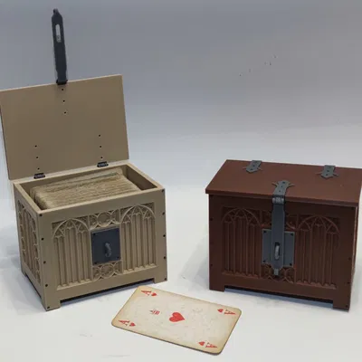 Rương kiểu Trung Cổ - Hộp đựng bài Tây