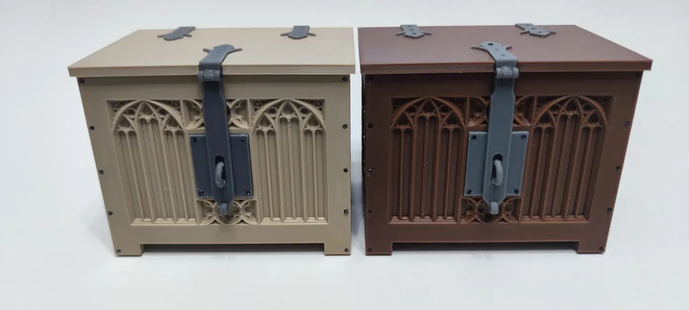 Rương kiểu Trung Cổ - Hộp đựng bài Tây - Image 3