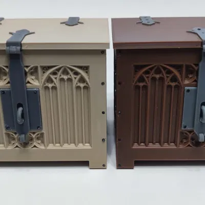 Rương kiểu Trung Cổ - Hộp đựng bài Tây