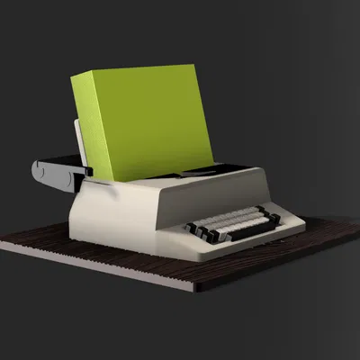 Giá Đựng Giấy Ghi Chú Máy Chữ "The Shining"