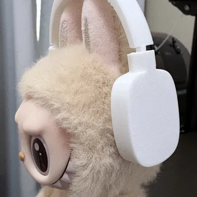 Tai nghe chụp tai tí hon cho Labubu - In-place & Snap đã đã tay