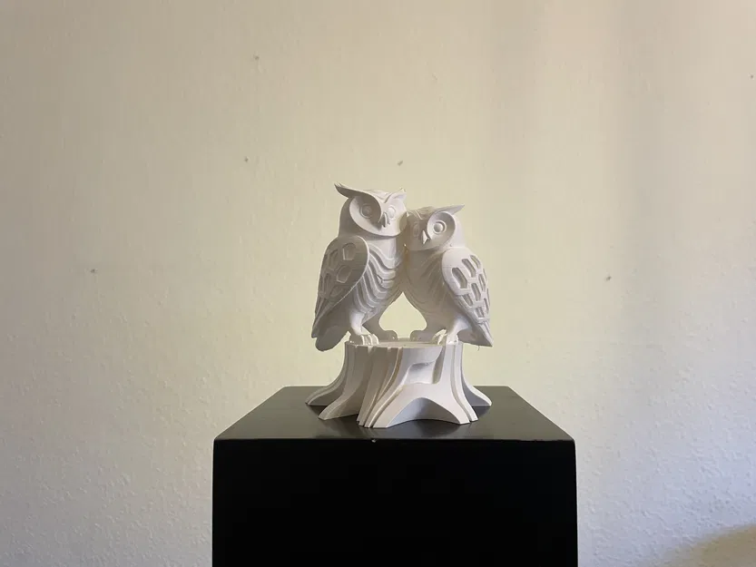 Tượng Cú trên Gốc Cây, Tượng Hexa - Image 2