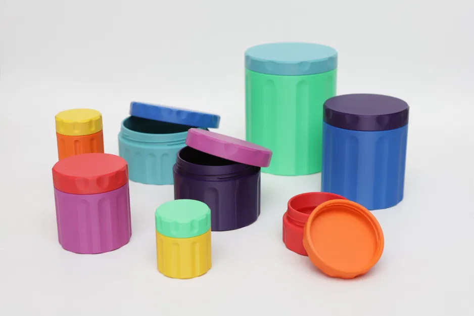 Hộp tròn 02 - Rãnh (Parametric) - Image 1