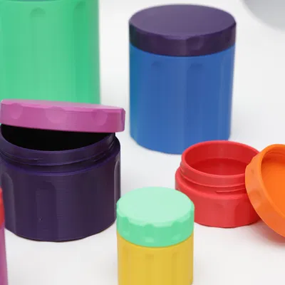 Hộp tròn 02 - Rãnh (Parametric)