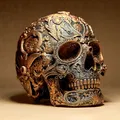 Hộp Sọ "Ornamental Dia Dos Muertos" Trang Trí - Thumbnail 1