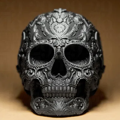 Hộp Sọ "Ornamental Dia Dos Muertos" Trang Trí