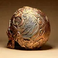 Hộp Sọ "Ornamental Dia Dos Muertos" Trang Trí - Thumbnail 7