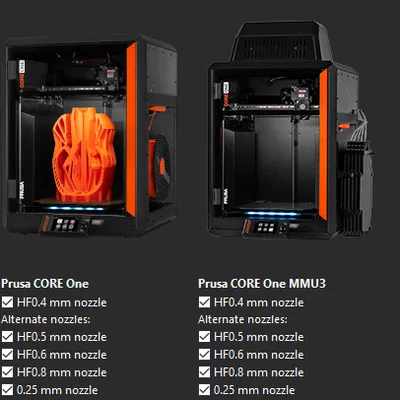 Đầu phun MMU3 0.25, 0.3, 0.5, 0.6, 0.8 mm