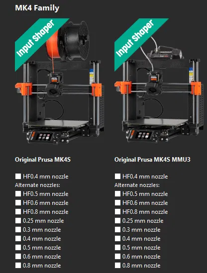 Đầu phun MMU3 0.25, 0.3, 0.5, 0.6, 0.8 mm - Image 2