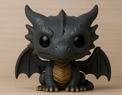 Mô Hình Rồng Tairn Phong Cách Funko Từ Fourth Wing - Image 1