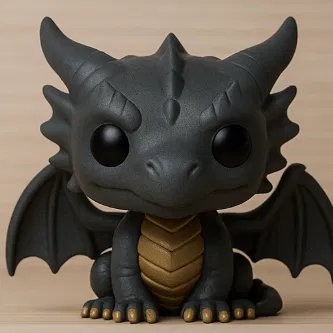 Mô Hình Rồng Tairn Phong Cách Funko Từ Fourth Wing