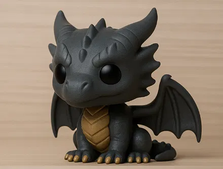 Mô Hình Rồng Tairn Phong Cách Funko Từ Fourth Wing - Image 4