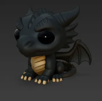 Mô Hình Rồng Tairn Phong Cách Funko Từ Fourth Wing - Image 5