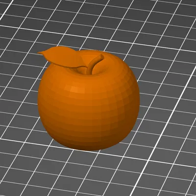 Táo có cuống và lá