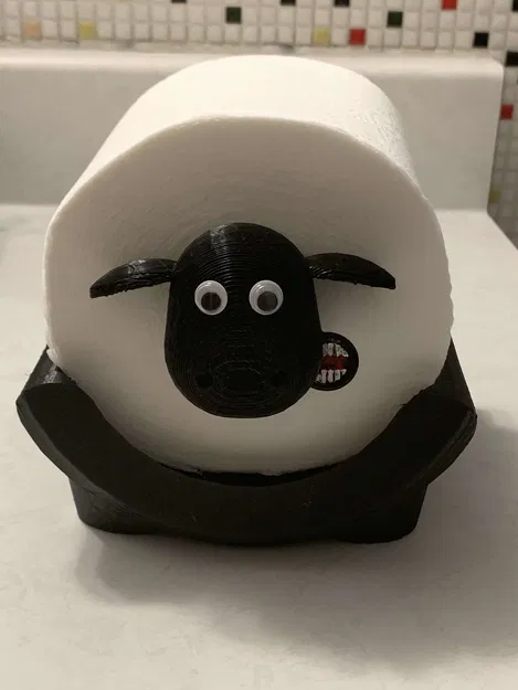 Giá đỡ giấy vệ sinh hình Shaun the Sheep - Image 7
