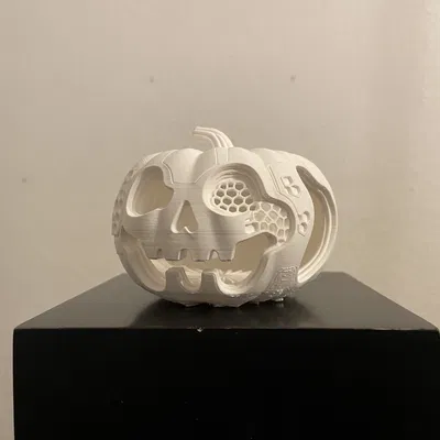 Bí Ngô, Tượng Lục Giác (Halloween) - Mẫu Trang Trí Độc Đáo