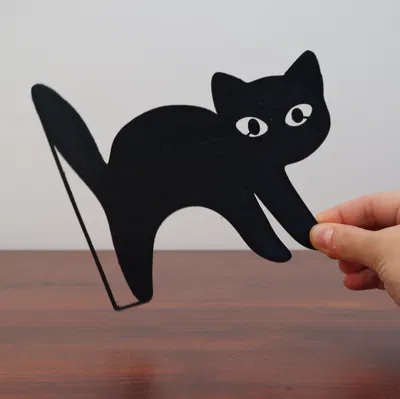 Decal Cửa Sổ Mèo Halloween