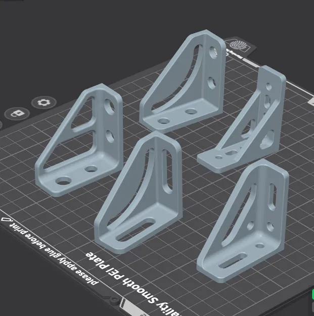 Bộ Ke Góc TechMount 50x50x20 - Image 1