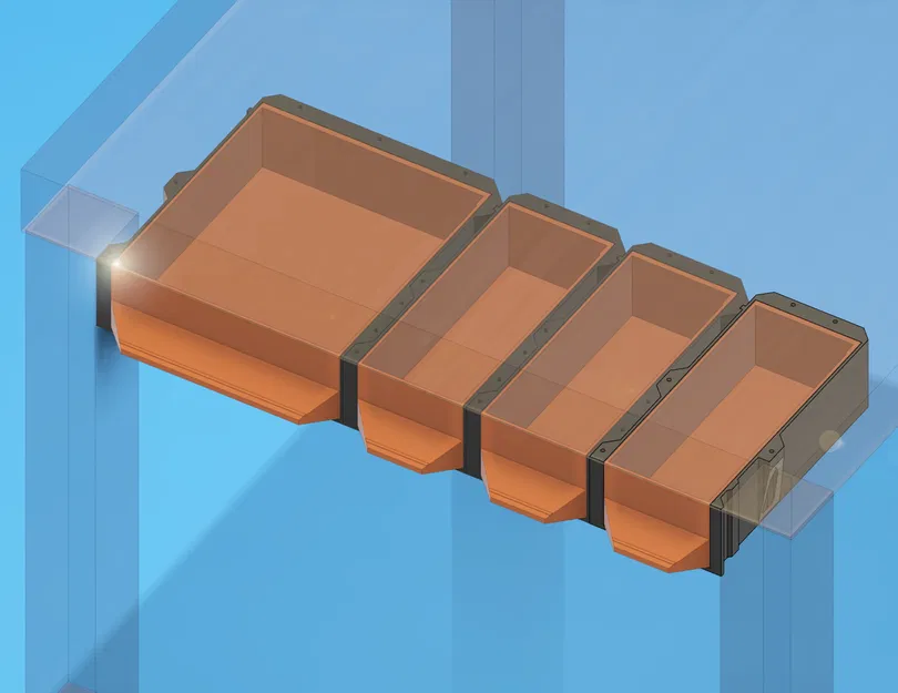 Ngăn kéo Lack Enclosure - Ngăn Kéo Đôi Rộng - Image 1