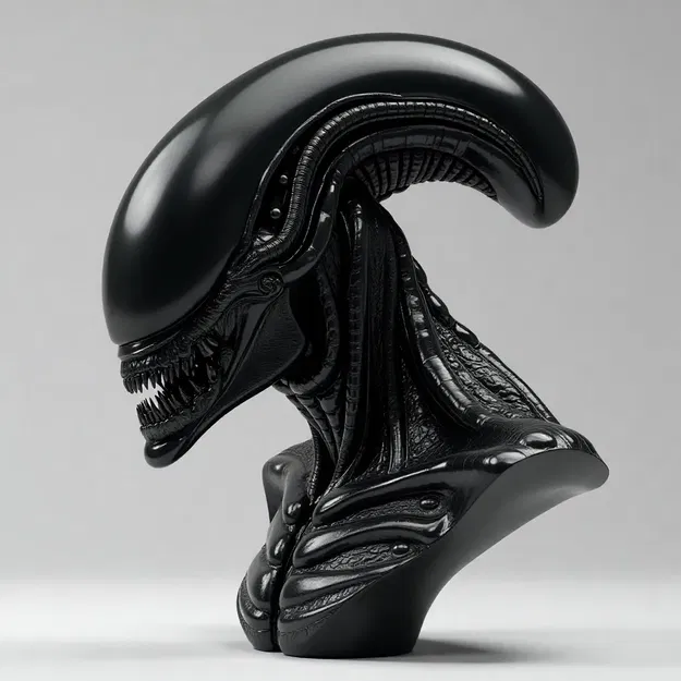 Mô hình đầu Xenomorph - Image 1