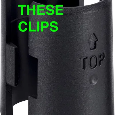 Kẹp thay thế cho kệ lưới 1 inch