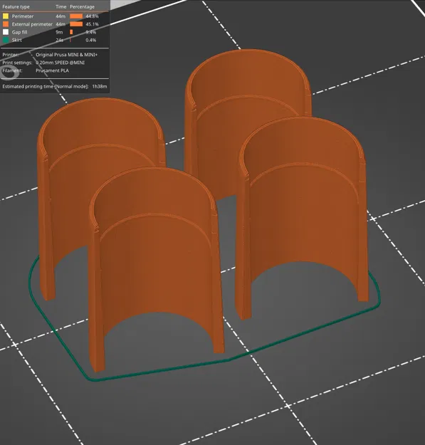 Kẹp thay thế cho kệ lưới 1 inch - Image 3