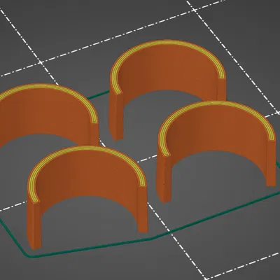 Kẹp thay thế cho kệ lưới 1 inch