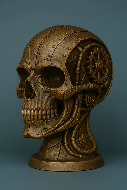 Tượng Đầu Lâu Steampunk - Image 1