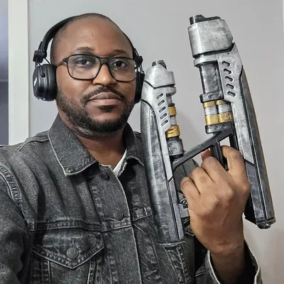 Mô Hình 3D Khẩu Blaster Của Star Lord (Guardians of the Galaxy)