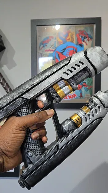 Mô Hình 3D Khẩu Blaster Của Star Lord (Guardians of the Galaxy) - Image 4