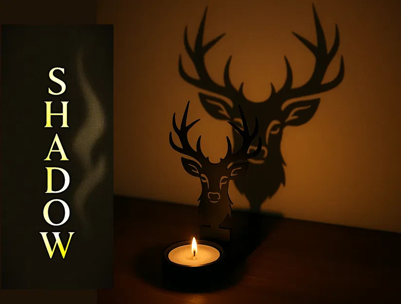 Nghệ Thuật Bóng Đổ - Hình Hươu - Image 1