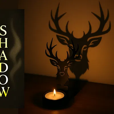 Nghệ Thuật Bóng Đổ - Hình Hươu